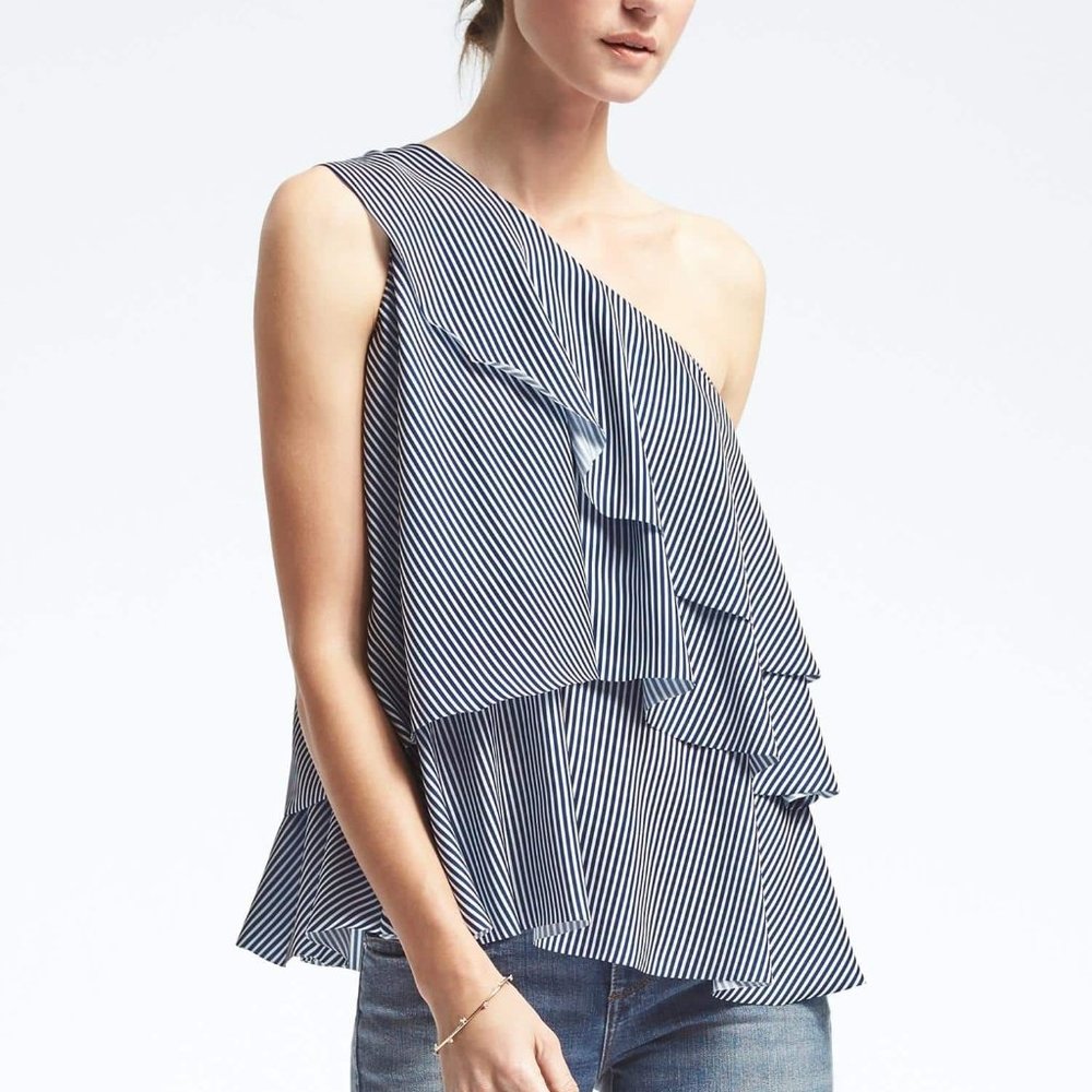 NWT Banana Republic Limited Edition one -shoulder top